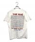バンドTシャツ (バンドTシャツ) 80s THE WHO(ザ・フー) バンドTシャツ ホワイト サイズ:表記なし：11000円