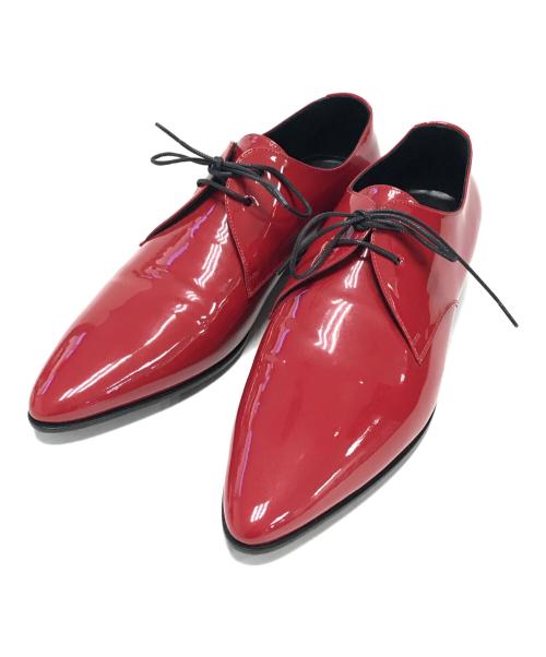 Saint Laurent Paris（サンローランパリ）Saint Laurent Paris (サンローランパリ) エナメルシューズ レッド サイズ:41の古着・服飾アイテム
