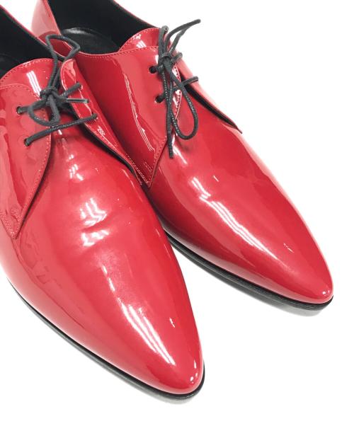 Saint Laurent Paris（サンローランパリ）Saint Laurent Paris (サンローランパリ) エナメルシューズ レッド サイズ:41の古着・服飾アイテム