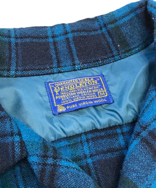 PENDLETON（ペンドルトン）PENDLETON (ペンドルトン) ボードシャツ ブルー サイズ:Mの古着・服飾アイテム