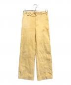 VINTAGEヴィンテージ）の古着「コーデュロイパンツ」｜イエロー