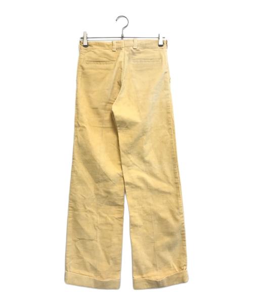 VINTAGE（ヴィンテージ）VINTAGE (ヴィンテージ) コーデュロイパンツ イエロー サイズ:不明の古着・服飾アイテム