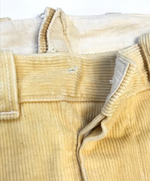 VINTAGE（ヴィンテージ）VINTAGE (ヴィンテージ) コーデュロイパンツ イエロー サイズ:不明の古着・服飾アイテム