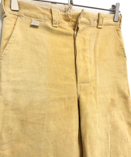 VINTAGE（ヴィンテージ）VINTAGE (ヴィンテージ) コーデュロイパンツ イエロー サイズ:不明の古着・服飾アイテム