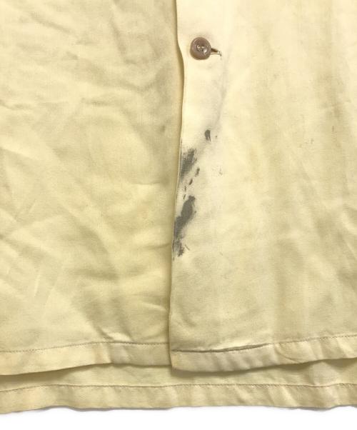 VINTAGE（ヴィンテージ）VINTAGE (ヴィンテージ) 半袖レーヨンシャツ イエロー サイズ:表記なしの古着・服飾アイテム