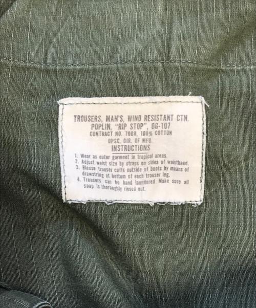 VINTAGE MILITARY（ヴィンテージ ミリタリー）VINTAGE MILITARY (ヴィンテージ ミリタリー) US ARMY ジャングルファティーグパンツ カーキ サイズ:不明の古着・服飾アイテム