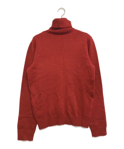 DSQUARED2（ディースクエアード）DSQUARED2 (ディースクエアード) ポッケ付タートルネックニット レッド サイズ:Lの古着・服飾アイテム