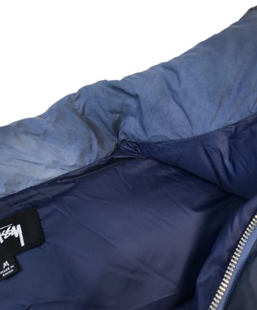 stussy（ステューシー）stussy (ステューシー) Recycled Nylon Down Puffer ブルー サイズ:Mの古着・服飾アイテム