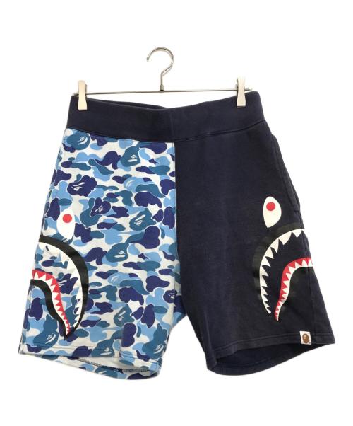 A BATHING APE（アベイシングエイプ）A BATHING APE (ア ベイシング エイプ) ショートパンツ ネイビー サイズ:Ｍの古着・服飾アイテム