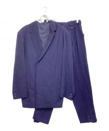 Yohji Yamamoto pour homme（ヨウジヤマモト プールオム）の古着「ウールギャバ変形セットアップスーツ」｜ネイビー