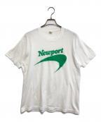 NEWPORTニューポート）の古着「プリントTシャツ」｜ホワイト