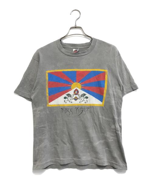 FRUIT OF THE LOOM（フルーツオブザルーム）FRUIT OF THE LOOM (フルーツオブザルーム) プリントTシャツ グレー サイズ:Mの古着・服飾アイテム