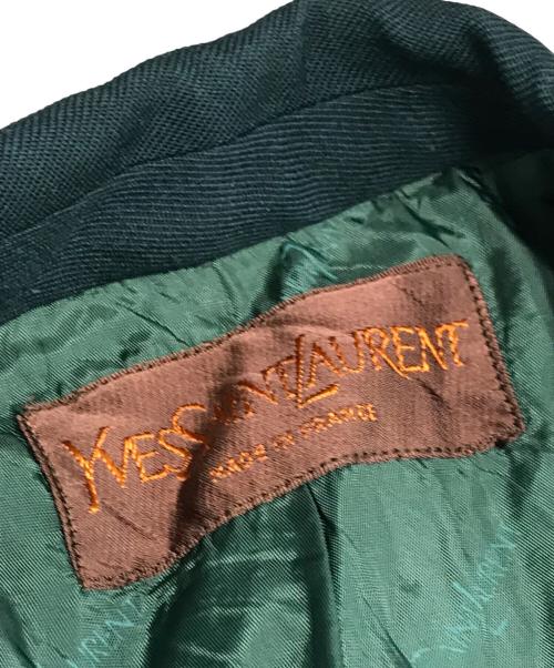 Yves Saint Laurent（イヴサンローラン）Yves Saint Laurent (イヴサンローラン) ダブルジャケット ブラック サイズ:表記なしの古着・服飾アイテム