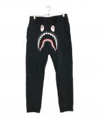 A BATHING APEア ベイシング エイプ）の古着「SHARK SLIM SWEAT PANTS」｜ブラック