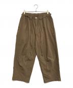 TIGHTBOOTH PRODUCTIONタイトブースプロダクション）の古着「シアサッカーバギーパンツ」｜ブラウン