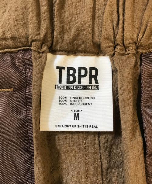TIGHTBOOTH PRODUCTION（タイトブースプロダクション）TIGHTBOOTH PRODUCTION (タイトブースプロダクション) シアサッカーバギーパンツ ブラウン サイズ:Mの古着・服飾アイテム