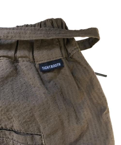 TIGHTBOOTH PRODUCTION（タイトブースプロダクション）TIGHTBOOTH PRODUCTION (タイトブースプロダクション) シアサッカーバギーパンツ ブラウン サイズ:Mの古着・服飾アイテム