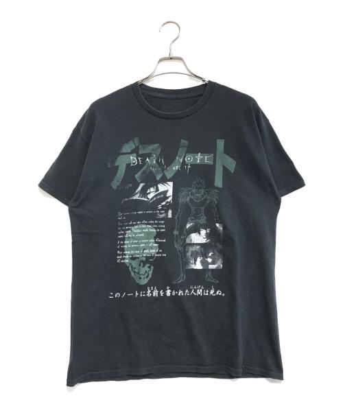 アニメーションTシャツ（アニメーションTシャツ）アニメーションTシャツ (アニメーションTシャツ) 00s DEATH NOTE(デスノート) アニメTシャツ ブラック サイズ:Mの古着・服飾アイテム