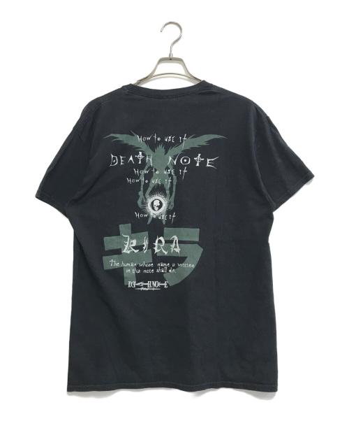 アニメーションTシャツ（アニメーションTシャツ）アニメーションTシャツ (アニメーションTシャツ) 00s DEATH NOTE(デスノート) アニメTシャツ ブラック サイズ:Mの古着・服飾アイテム