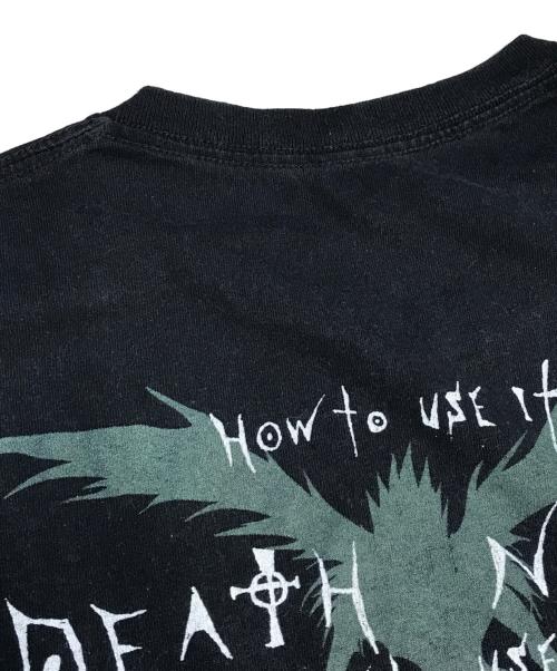 アニメーションTシャツ（アニメーションTシャツ）アニメーションTシャツ (アニメーションTシャツ) 00s DEATH NOTE(デスノート) アニメTシャツ ブラック サイズ:Mの古着・服飾アイテム
