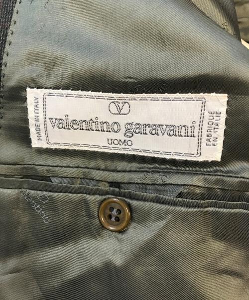 VALENTINO GARAVANI（ヴァレンティノ・ガラヴァーニ）VALENTINO GARAVANI (ヴァレンティノ・ガラヴァーニ) ダブルジャケットセットアップ ブラウン サイズ:52の古着・服飾アイテム