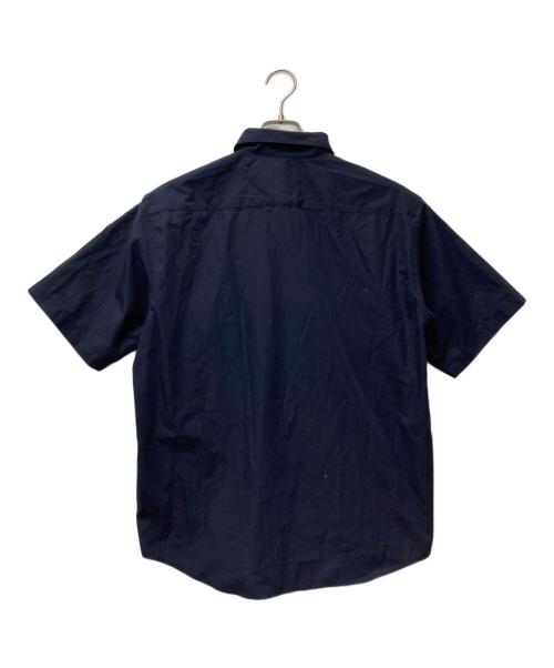 BLACK LABEL CRESTBRIDGE（ブラックレーベル クレストブリッジ）BLACK LABEL CRESTBRIDGE (ブラックレーベル クレストブリッジ) 半袖シャツ ネイビー サイズ:Lの古着・服飾アイテム