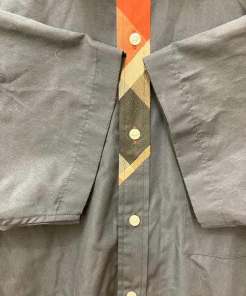 BLACK LABEL CRESTBRIDGE（ブラックレーベル クレストブリッジ）BLACK LABEL CRESTBRIDGE (ブラックレーベル クレストブリッジ) 半袖シャツ ネイビー サイズ:Lの古着・服飾アイテム