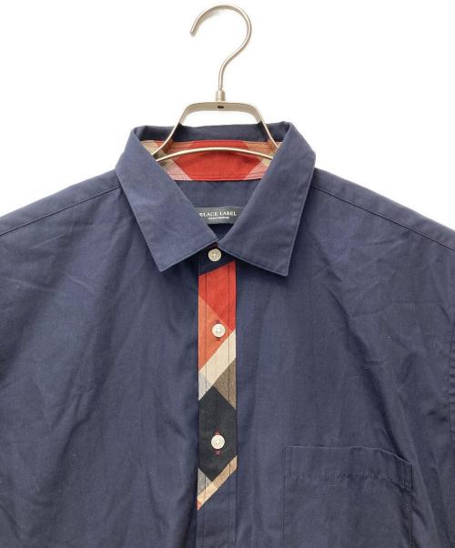 BLACK LABEL CRESTBRIDGE（ブラックレーベル クレストブリッジ）BLACK LABEL CRESTBRIDGE (ブラックレーベル クレストブリッジ) 半袖シャツ ネイビー サイズ:Lの古着・服飾アイテム