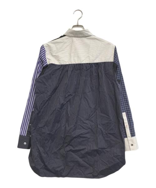 SueUNDERCOVER（スーアンダーカバー）SueUNDERCOVER (スーアンダーカバー) ”Mixed Crusader” 長袖シャツ ネイビー サイズ:1の古着・服飾アイテム