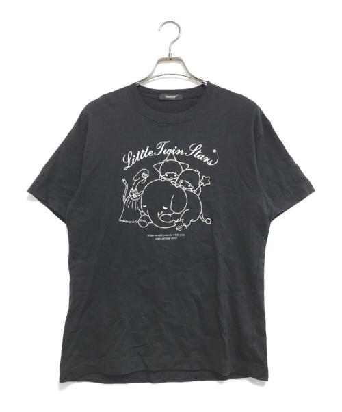 UNDERCOVER（アンダーカバー）UNDERCOVER (アンダーカバー) プリントTシャツ ブラック サイズ:1の古着・服飾アイテム