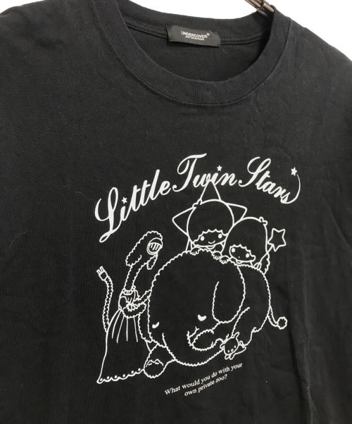 UNDERCOVER（アンダーカバー）UNDERCOVER (アンダーカバー) プリントTシャツ ブラック サイズ:1の古着・服飾アイテム