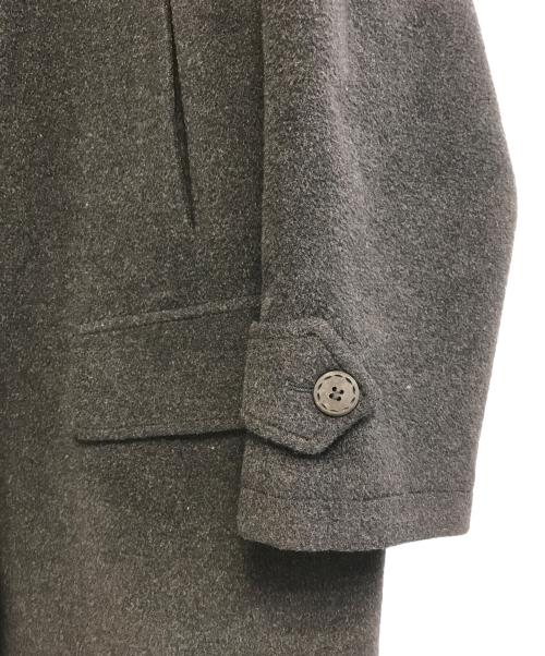 Burberry's（バーバリー）Burberry's (バーバリーズ) フード付きステンカラーコート グレー サイズ:40の古着・服飾アイテム