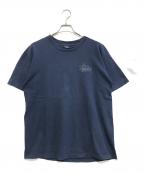 stussyステューシー）の古着「ファイアードラゴンプリントプリントTシャツ」｜ネイビー