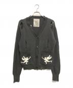 basketcaseバスケットケース）の古着「カーディガン」｜ブラック