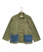 orSlow×fennicaオアスロウ×フェニカ）の古着「カバーオール」｜オリーブ