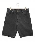 LEVI'Sリーバイス）の古着「550 デニムハーフパンツ」｜ブラック