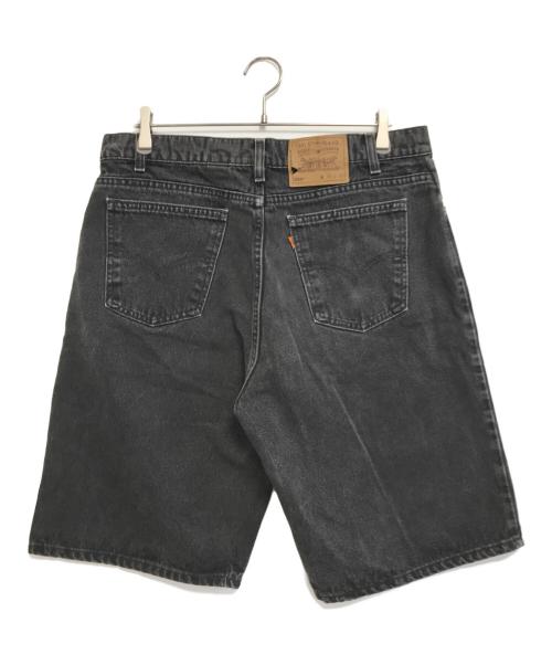 LEVI'S（リーバイス）LEVI'S (リーバイス) 550 デニムハーフパンツ ブラック サイズ:W36の古着・服飾アイテム