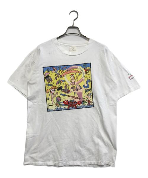 VINTAGE（ヴィンテージ）VINTAGE (ヴィンテージ) 両面プリント企業Tシャツ サイズ:不明の古着・服飾アイテム