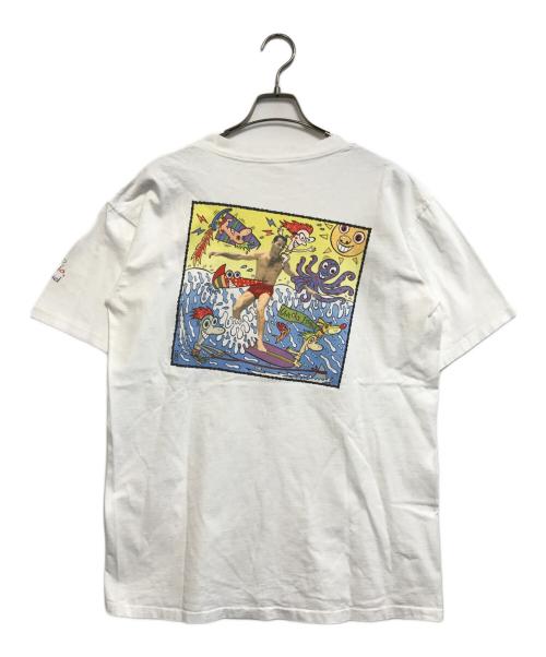 VINTAGE（ヴィンテージ）VINTAGE (ヴィンテージ) 両面プリント企業Tシャツ サイズ:不明の古着・服飾アイテム