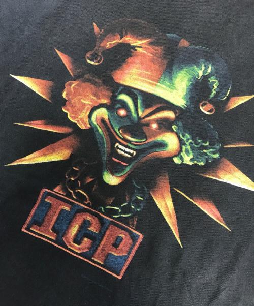 バンドTシャツ（バンドTシャツ）バンドTシャツ (バンドTシャツ) 90s ICP(インセイン・クラウン・ポッシー) バンドTシャツ ブラック サイズ:XLの古着・服飾アイテム
