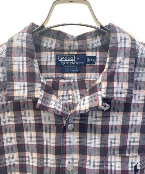 POLO RALPH LAUREN（ポロ・ラルフローレン）POLO RALPH LAUREN (ポロ・ラルフローレン) オープンカラーシャツ グレー サイズ:XXLの古着・服飾アイテム
