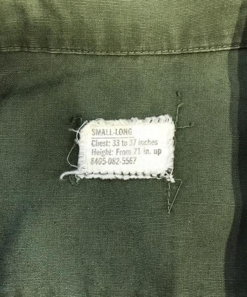 VINTAGE MILITARY（ヴィンテージ ミリタリー）VINTAGE MILITARY (ヴィンテージ ミリタリー) US ARMY ジャングルファティーグジャケット オリーブ サイズ:SMALL-LONGの古着・服飾アイテム