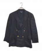 POLO RALPH LAURENポロ・ラルフローレン）の古着「ダブルリネン紺ブレ」｜ネイビー