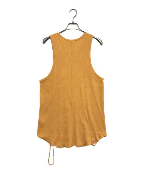 ANCELLM（アンセルム）ANCELLM (アンセルム) DAMAGE WAFFLE TANK TOP オレンジ サイズ:1の古着・服飾アイテム