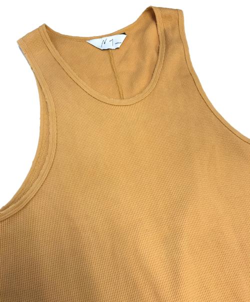 ANCELLM（アンセルム）ANCELLM (アンセルム) DAMAGE WAFFLE TANK TOP オレンジ サイズ:1の古着・服飾アイテム