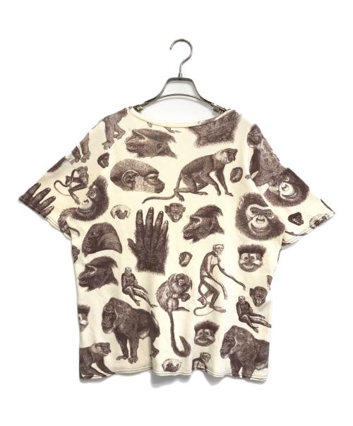 D BROOKS（D ブルックス）D BROOKS (D ブルックス) オールオーバープリントTシャツ アイボリー サイズ:表記なしの古着・服飾アイテム