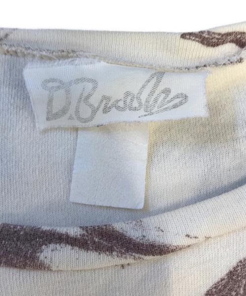 D BROOKS（D ブルックス）D BROOKS (D ブルックス) オールオーバープリントTシャツ アイボリー サイズ:表記なしの古着・服飾アイテム