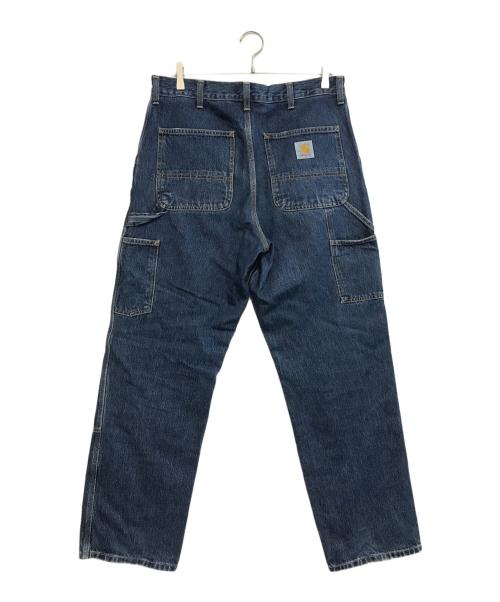 Carhartt WIP（カーハート ワークインプログレス）Carhartt WIP (カーハート ワークインプログレス) ダブルニーデニムパンツ インディゴ サイズ:32×32の古着・服飾アイテム