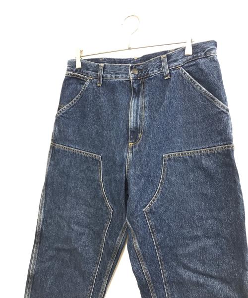 Carhartt WIP（カーハート ワークインプログレス）Carhartt WIP (カーハート ワークインプログレス) ダブルニーデニムパンツ インディゴ サイズ:32×32の古着・服飾アイテム