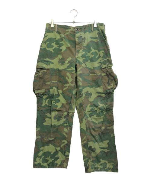 VINTAGE MILITARY（ヴィンテージ ミリタリー）VINTAGE MILITARY (ヴィンテージ ミリタリー) US ARMY リーフカモカーゴパンツ カーキ サイズ:MEDIUM-LONGの古着・服飾アイテム
